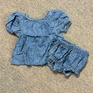 Old Navy Blue Baby Denim Set